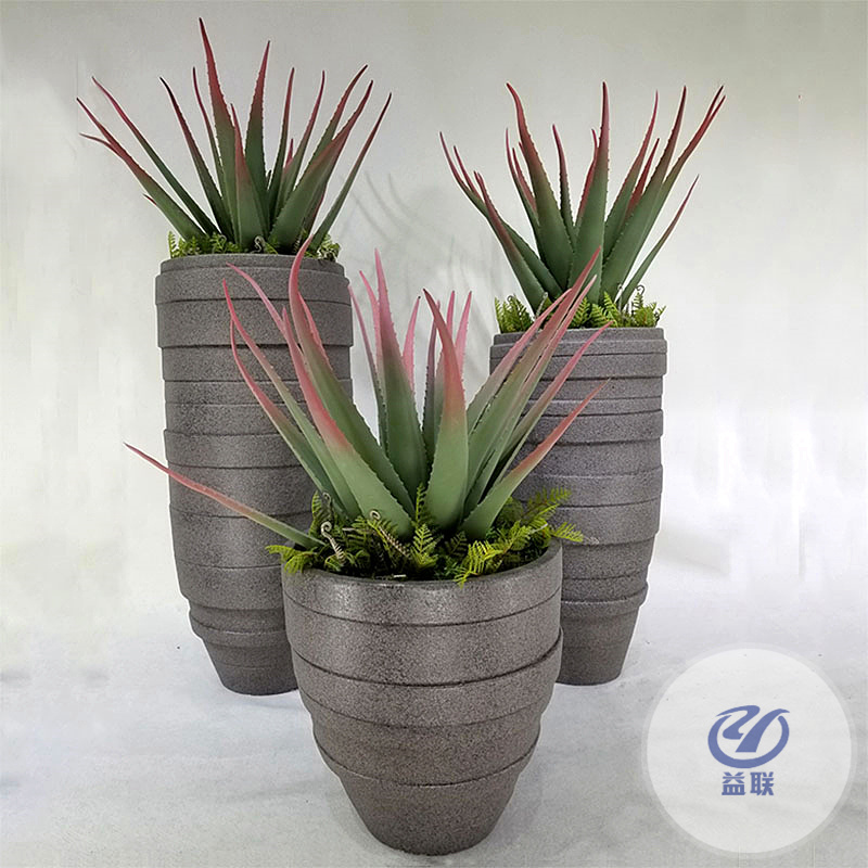 玻璃鋼花盆商場(chǎng)圓形花缽戶(hù)外組合花器玻璃鋼商場(chǎng)美陳現(xiàn)貨速發(fā)廠家