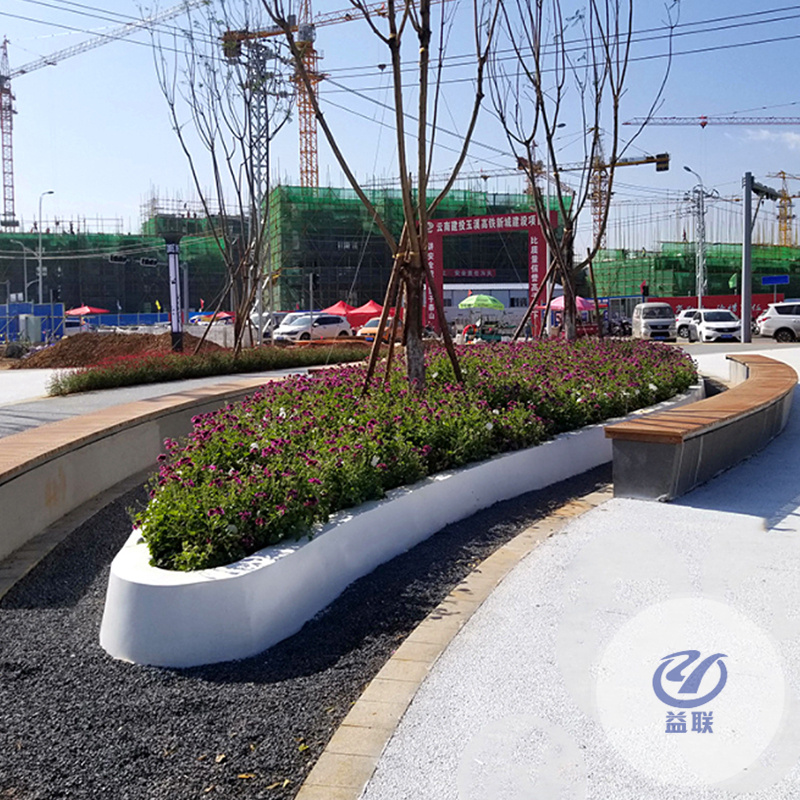 加工定制玻璃鋼異形座椅休閑椅商場(chǎng)公園學(xué)校等候椅戶外坐凳樹池凳